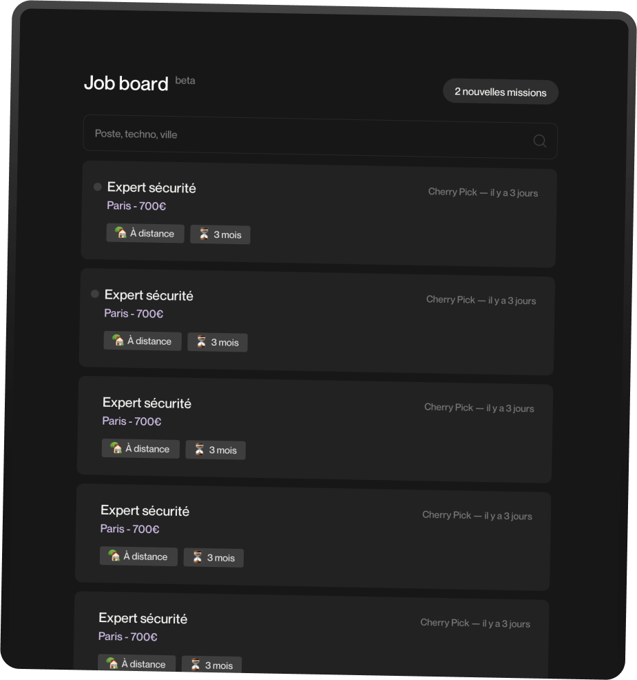 Le jobboard de Pylote.